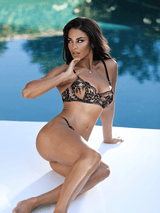 Black Classic Lace Lingerie Set From Hello.LA.Girl