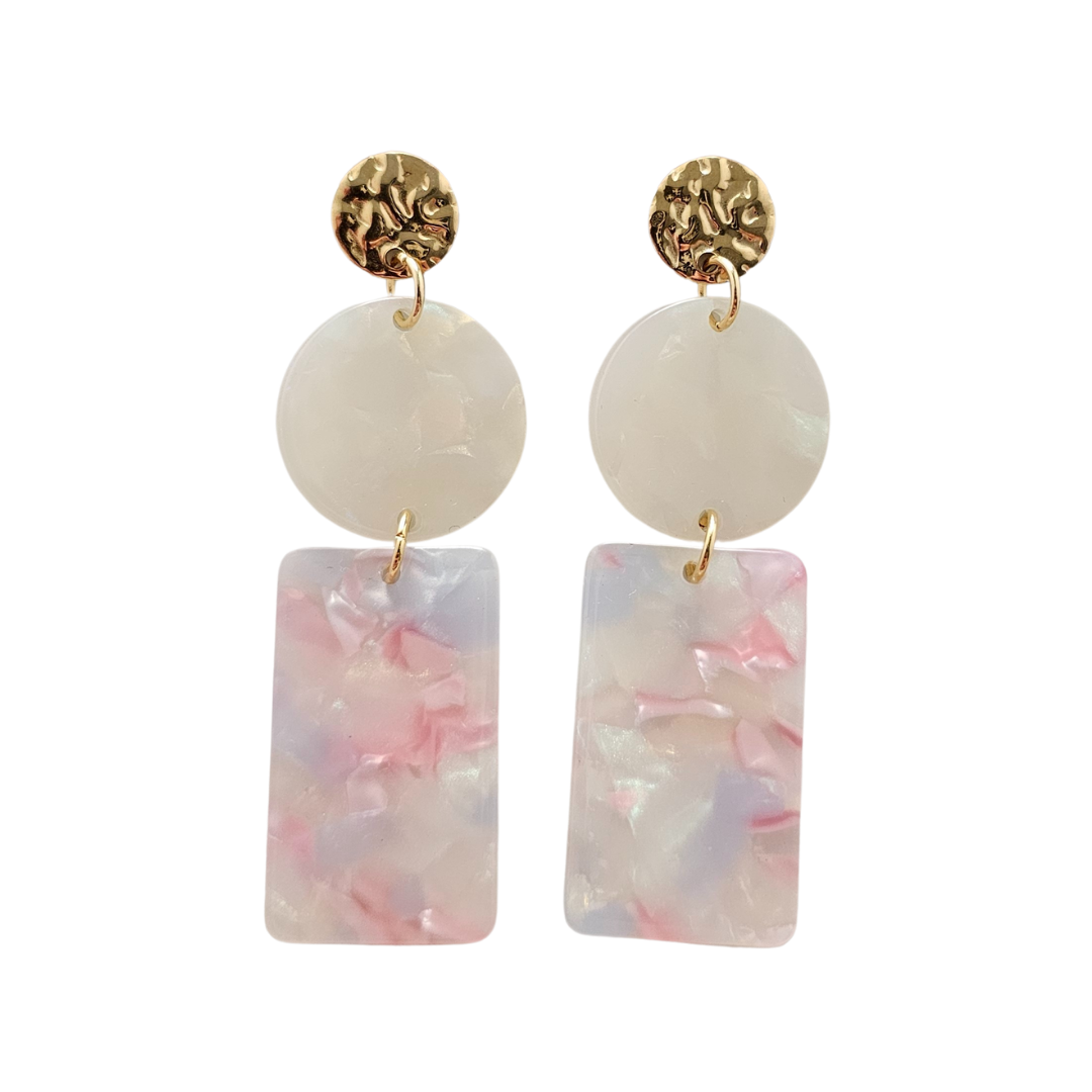 Nora Earrings - Iridescent Pastel from Spiffy & Splendid
