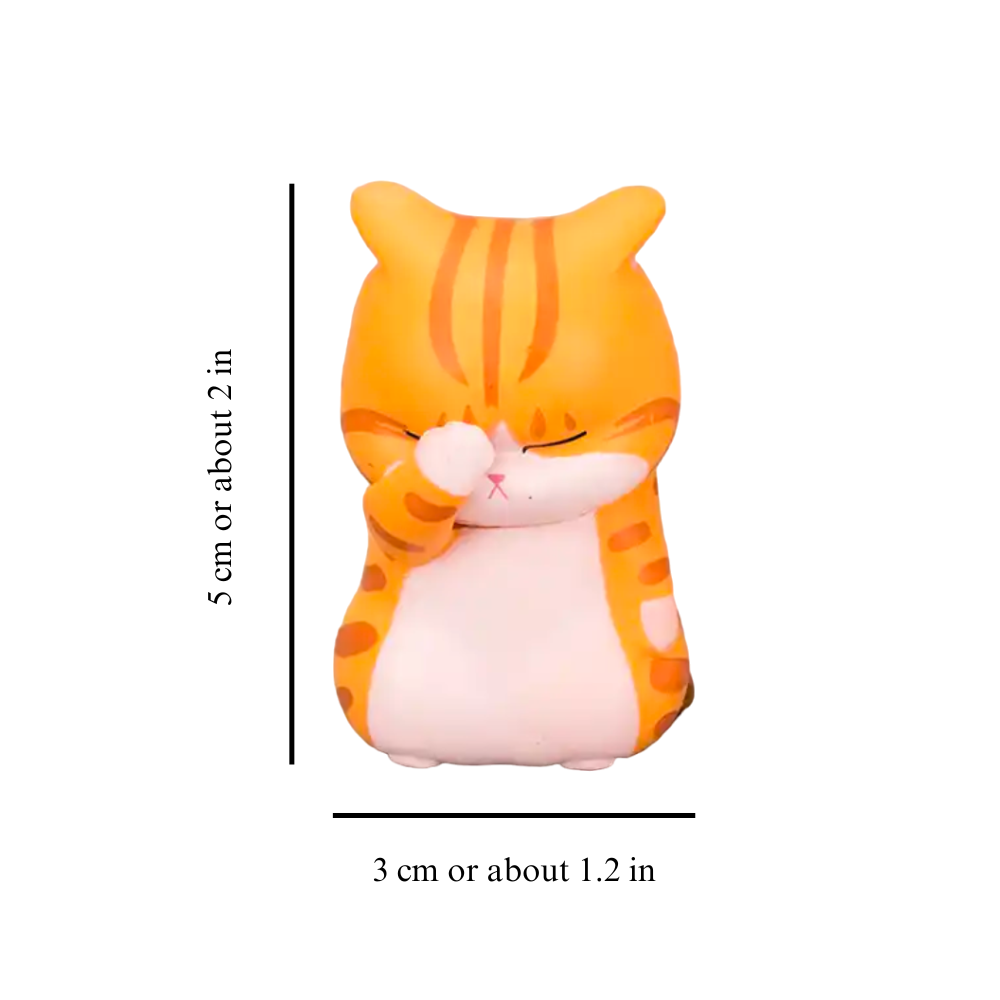Cat Face Palm Figurine from Moderny