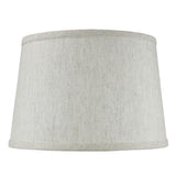 Hardback Shallow Drum Lamp Shade Textured 12"W x 8"H from LampsUSA