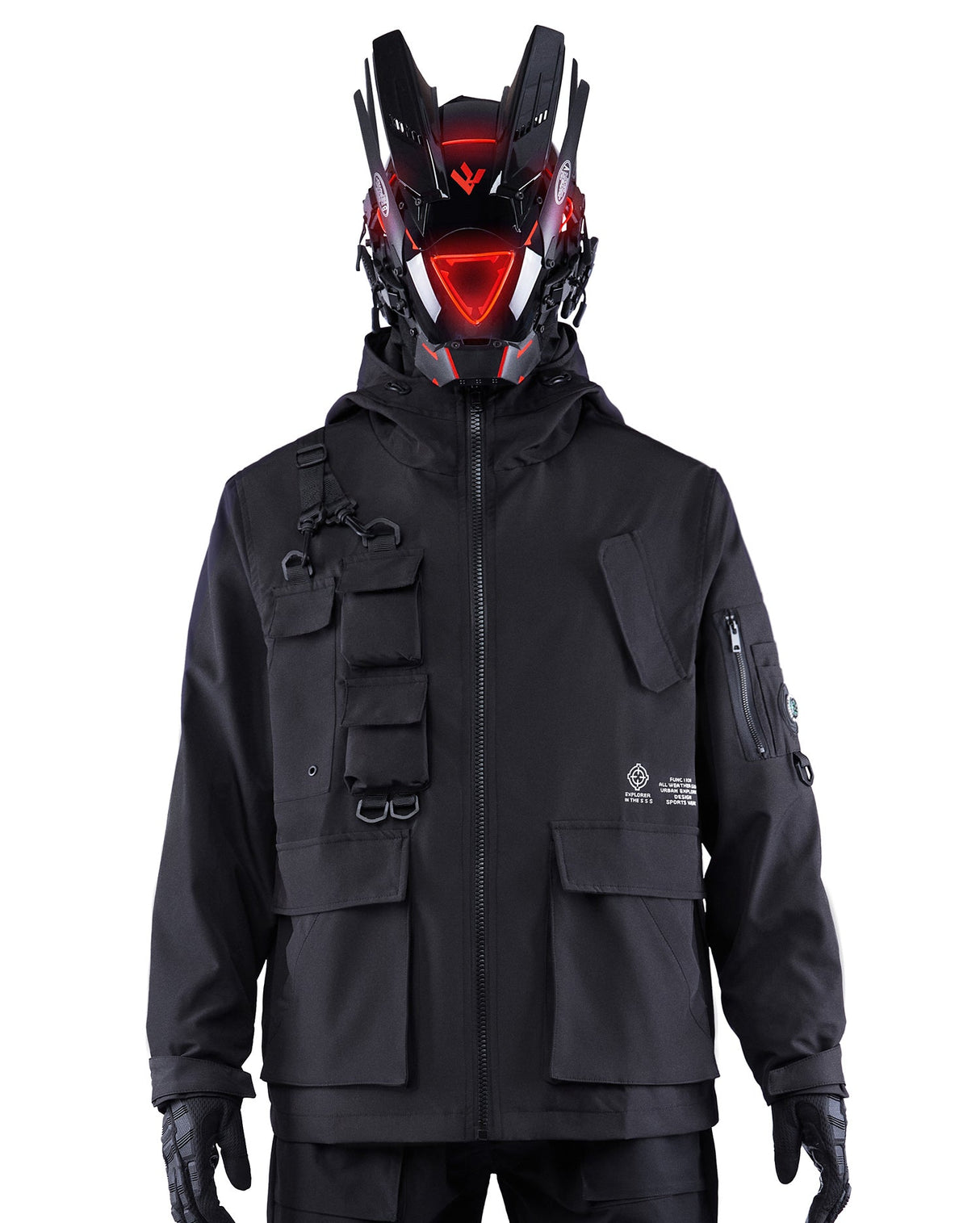 NX Tactical Matte Black Jacket From Niepce Inc