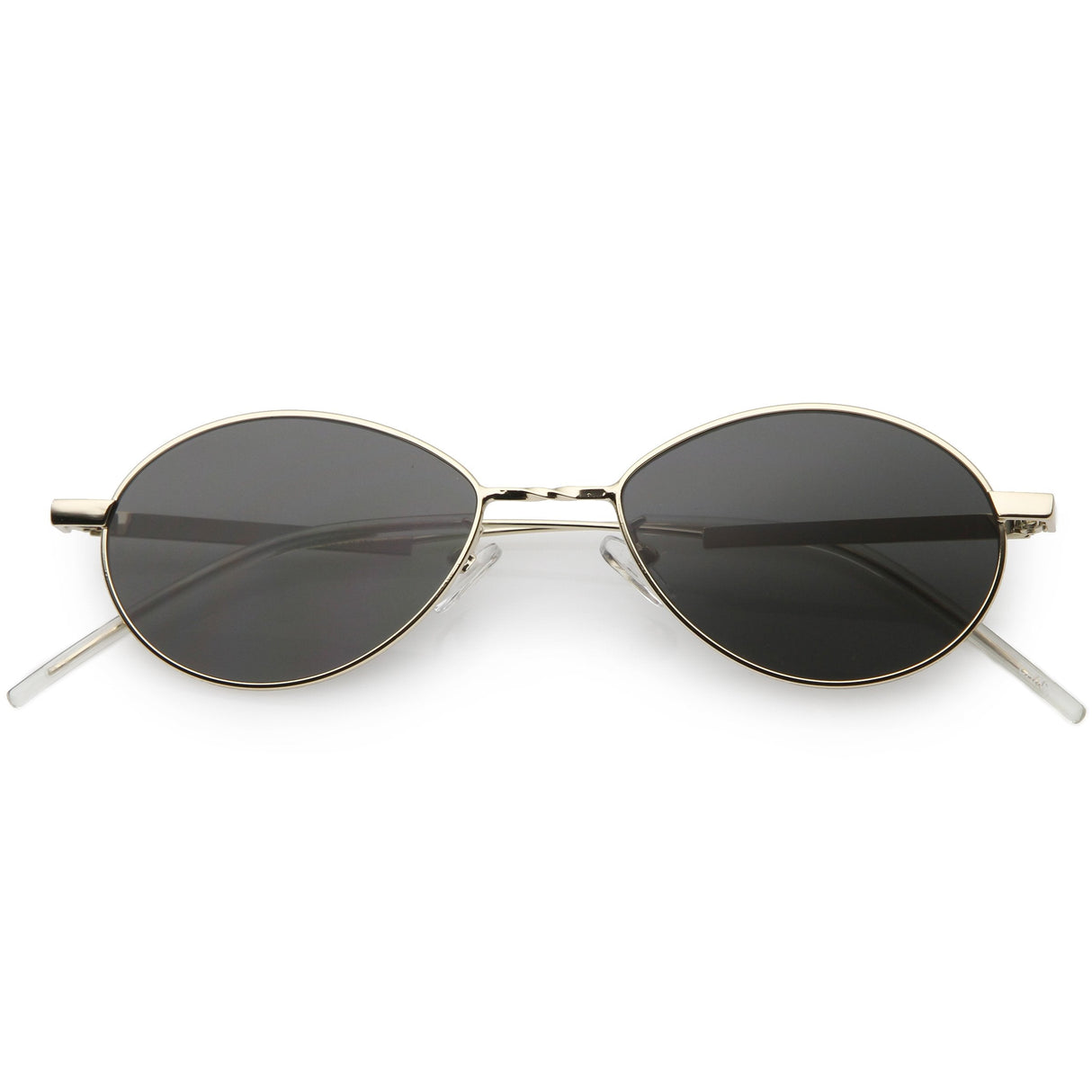 Classic Retro Unisex Metal Oval Dapper Sunglasses C741 from zeroUV