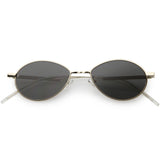 Classic Retro Unisex Metal Oval Dapper Sunglasses C741 from zeroUV