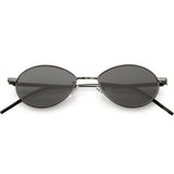 Classic Retro Unisex Metal Oval Dapper Sunglasses C741 from zeroUV
