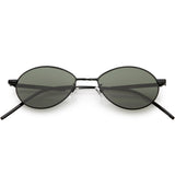 Classic Retro Unisex Metal Oval Dapper Sunglasses C741 from zeroUV