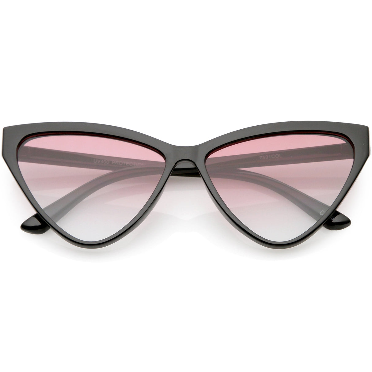 Women's Oversize High Tipped Color Tone Cat Eye Sunglasses C739 from zeroUV
