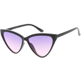 Women's Oversize High Tipped Color Tone Cat Eye Sunglasses C739 from zeroUV