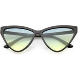 Women's Oversize High Tipped Color Tone Cat Eye Sunglasses C739 from zeroUV