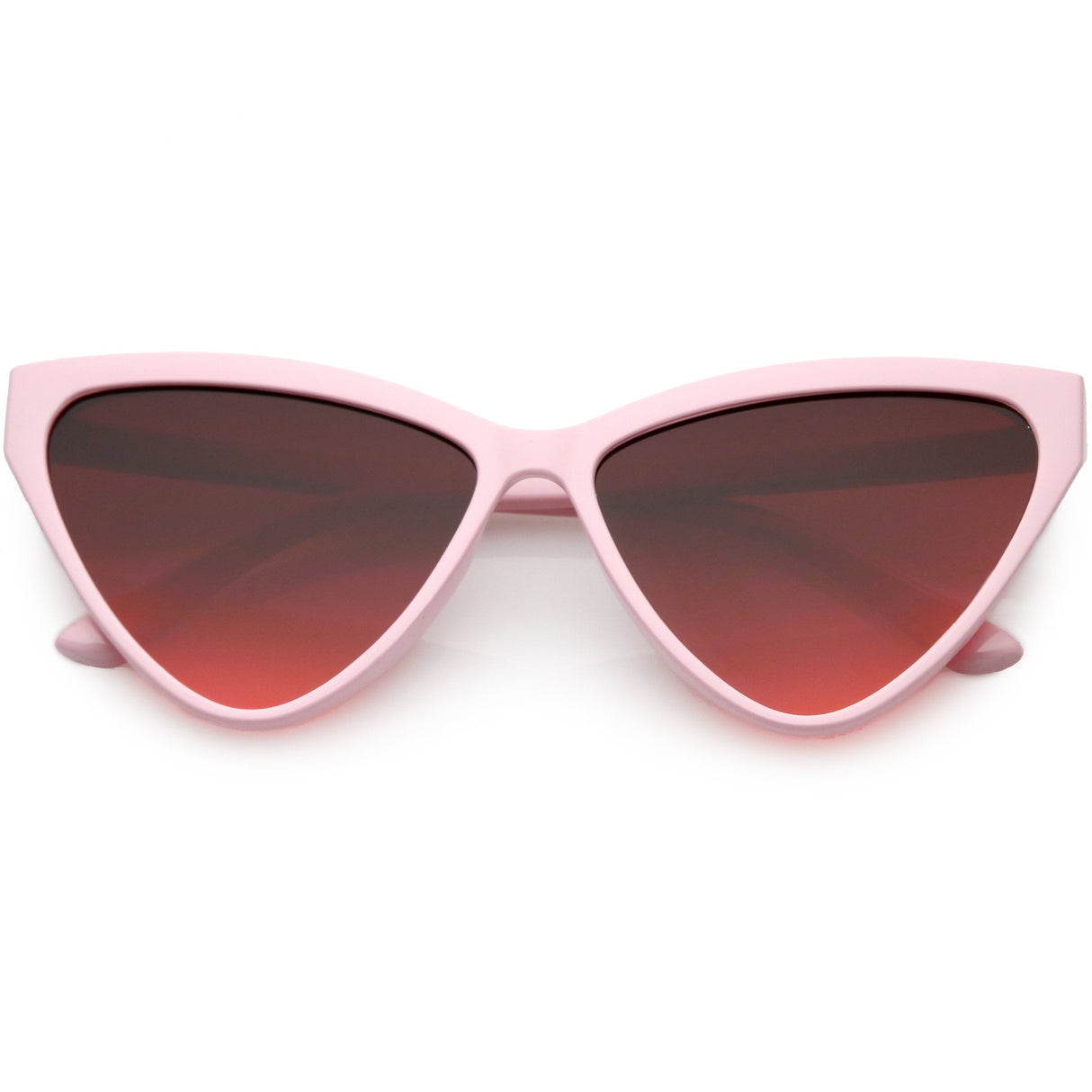 Women's Oversize High Tipped Color Tone Cat Eye Sunglasses C739 from zeroUV
