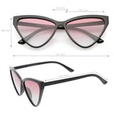 Women's Oversize High Tipped Color Tone Cat Eye Sunglasses C739 from zeroUV