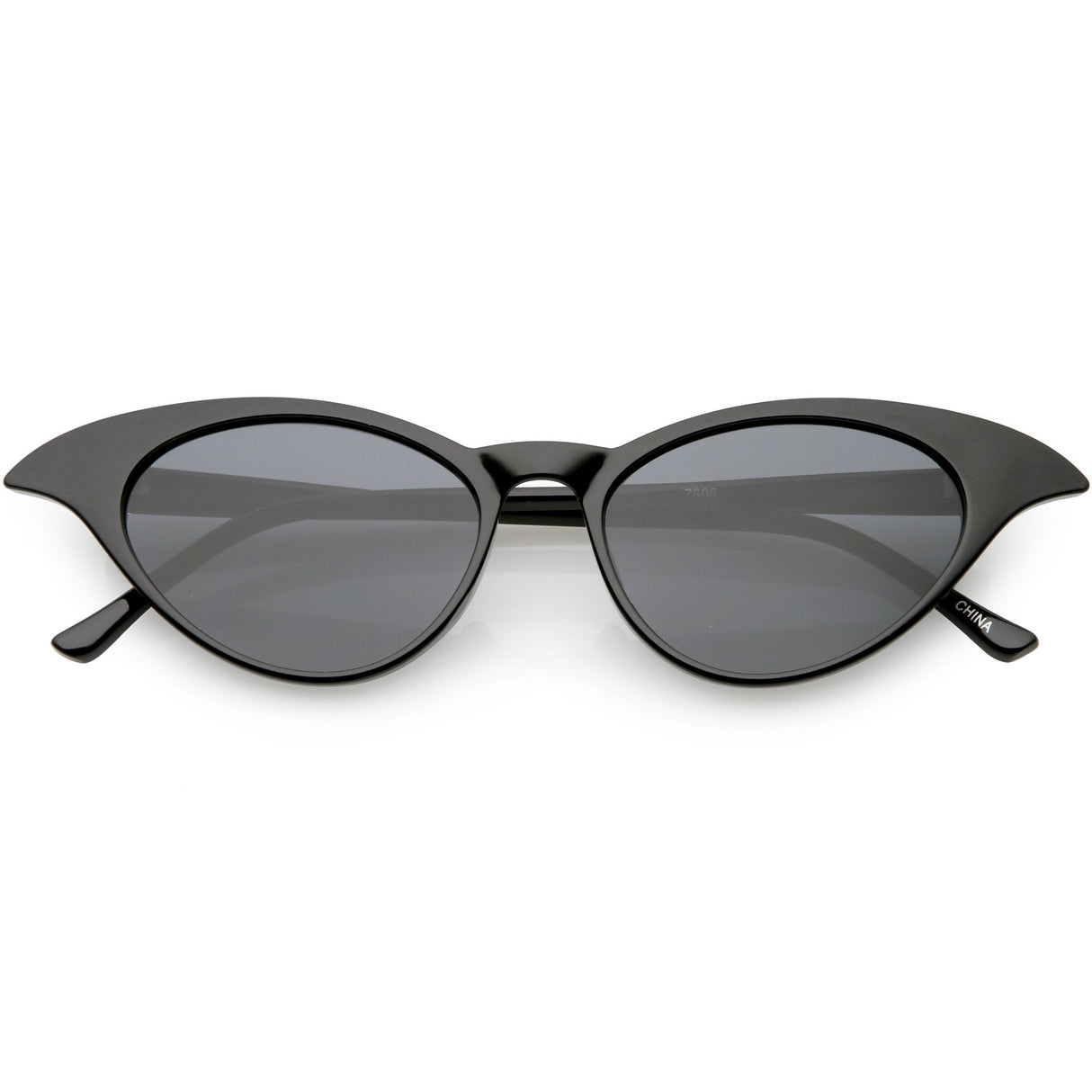 Women's Retro Low Pointed Cat Eye Sunglasses C737 from zeroUV