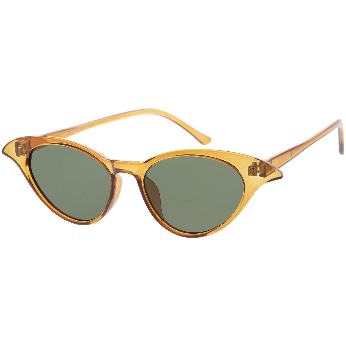 Women's Retro Low Pointed Cat Eye Sunglasses C737 from zeroUV