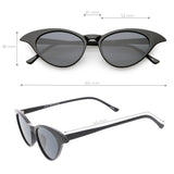Women's Retro Low Pointed Cat Eye Sunglasses C737 from zeroUV
