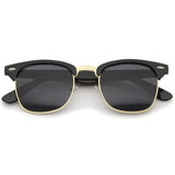 Indie Half Frame Horned Rim Vintage Inspired Sunglasses 2934 from zeroUV