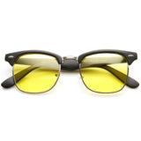 Indie Half Frame Horned Rim Polarized Lens Sunglasses 2936 from zeroUV
