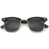 Indie Half Frame Horned Rim Polarized Lens Sunglasses 2936 from zeroUV