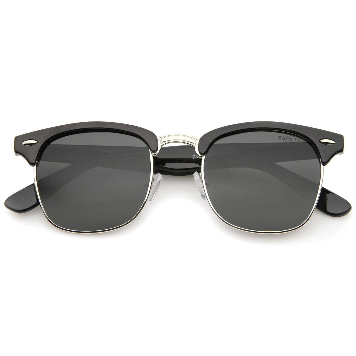 Indie Half Frame Horned Rim Polarized Lens Sunglasses 2936 from zeroUV