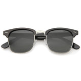 Indie Half Frame Horned Rim Polarized Lens Sunglasses 2936 from zeroUV