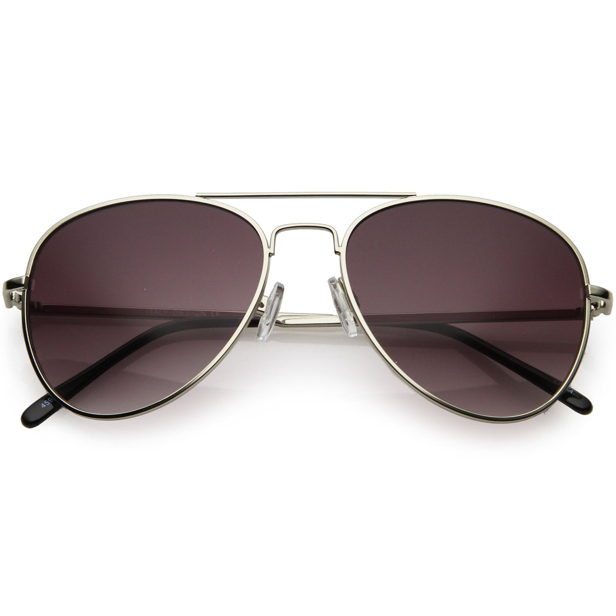 Medium Classic Retro Metal Frame Aviator Sunglasses 53mm 1372 from zeroUV