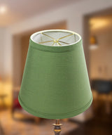 Empire Linen 8"W x 7"H Edison Clip On Lamp Shade Kale Green from LampsUSA