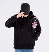 Dancing Fish Embroidery Hoodie from Niepce Inc
