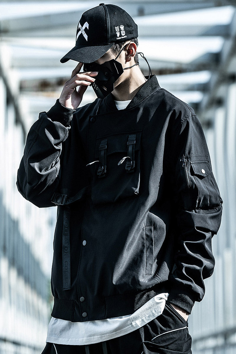 Scar Slash Utility Bomber Jacket from Niepce Inc