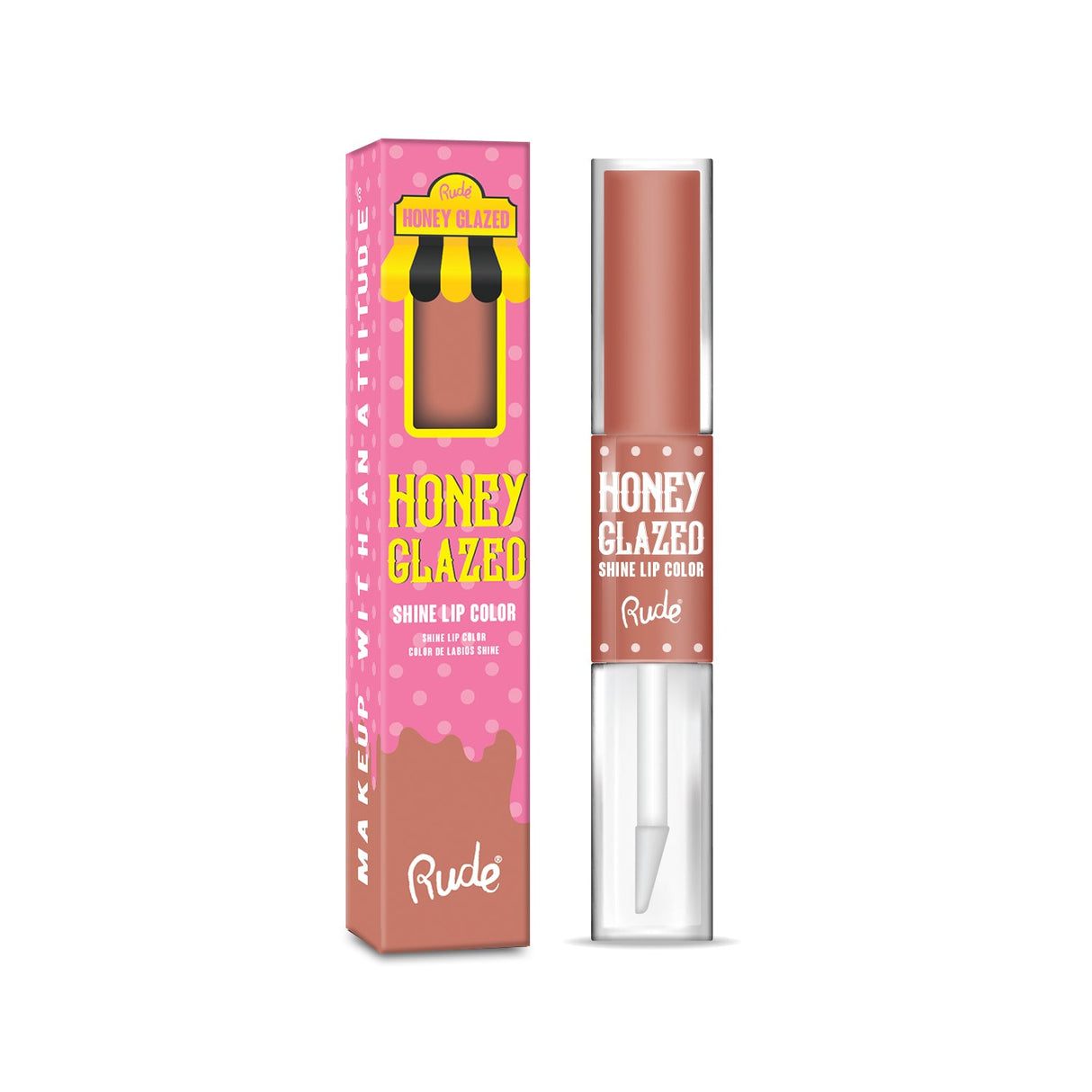 Honey Glazed Shine Lip Color From Rude Cosmetics