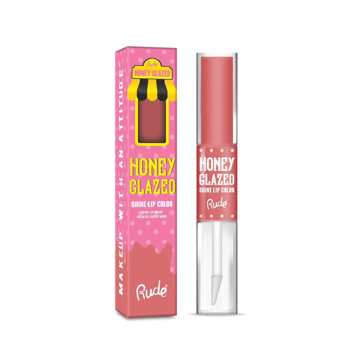 Honey Glazed Shine Lip Color From Rude Cosmetics
