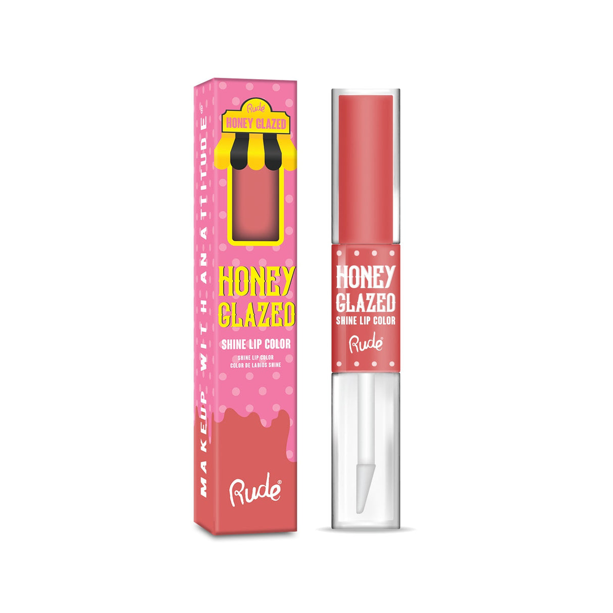 Honey Glazed Shine Lip Color From Rude Cosmetics