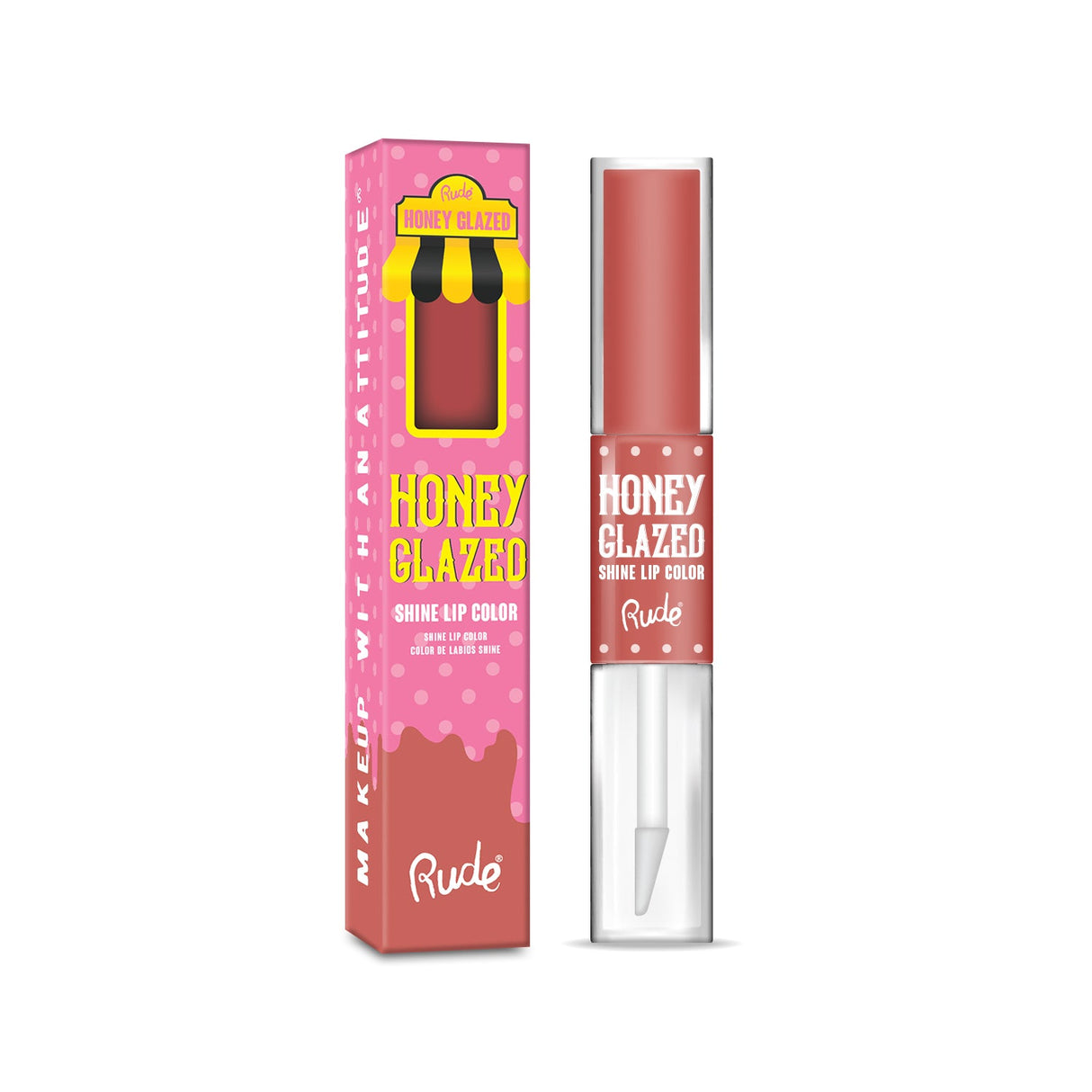 Honey Glazed Shine Lip Color From Rude Cosmetics