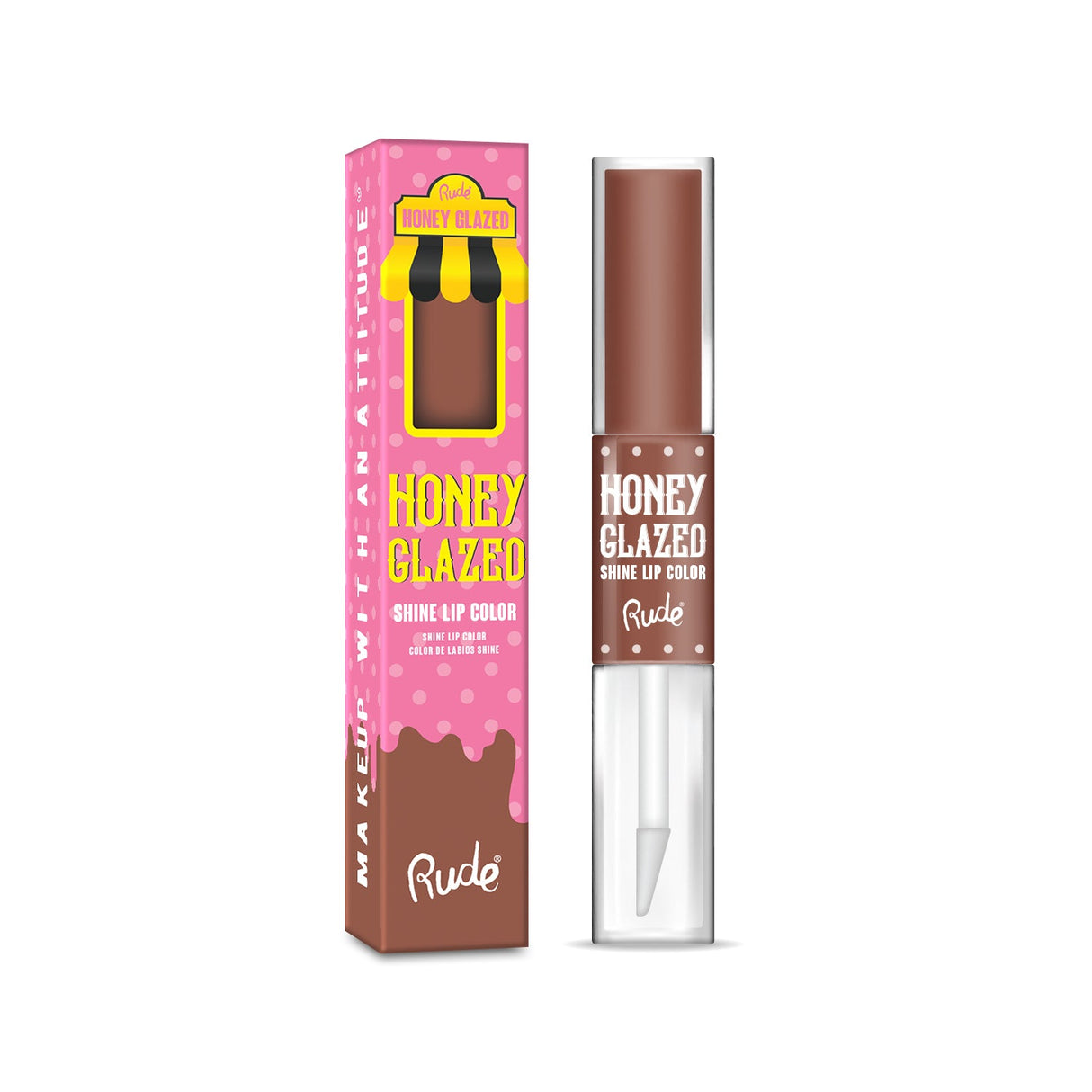 Honey Glazed Shine Lip Color From Rude Cosmetics