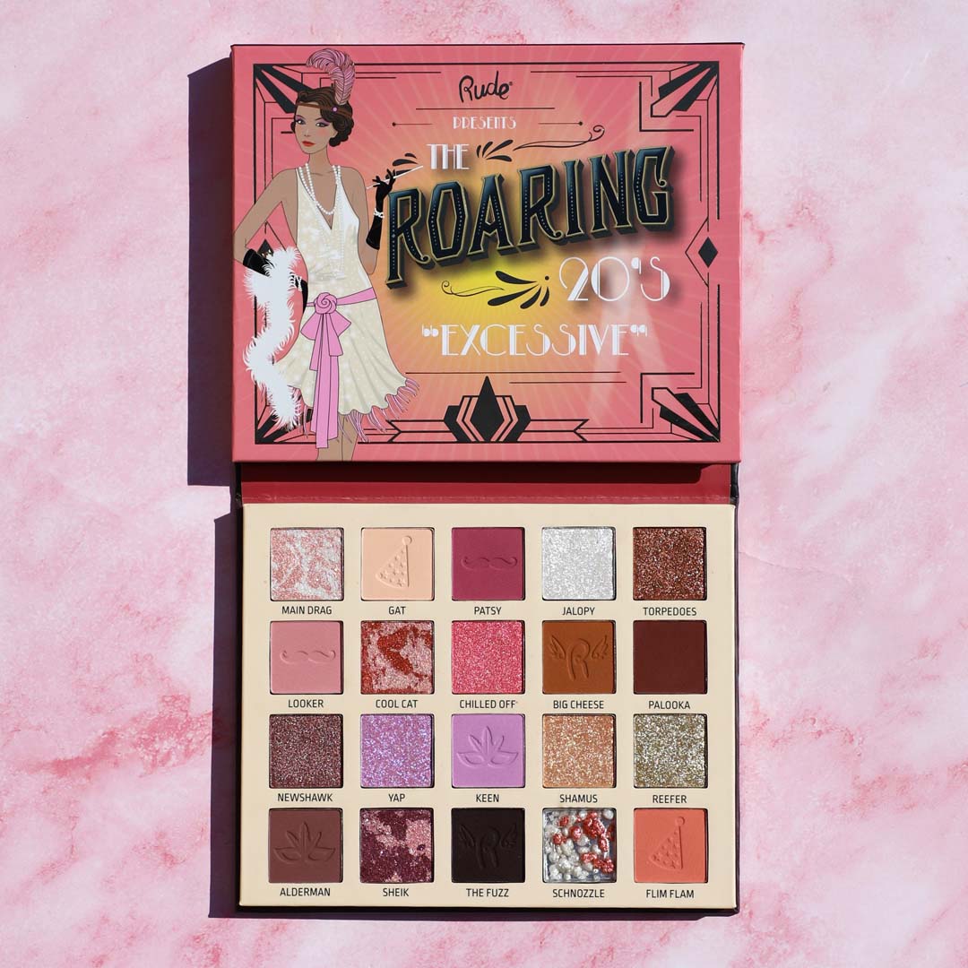 The Roaring 20's Eyeshadow Palette - Excessive from Rude Cosmetics