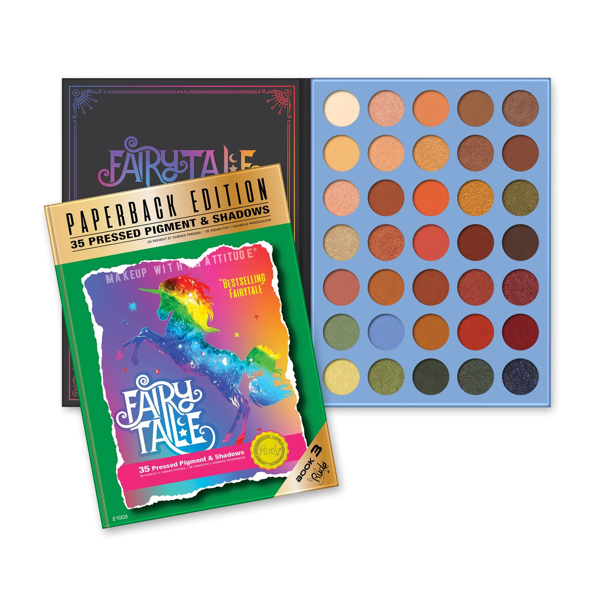 Fairy Tale Eyeshadow Palette - Paperback Edition from Rude Cosmetics