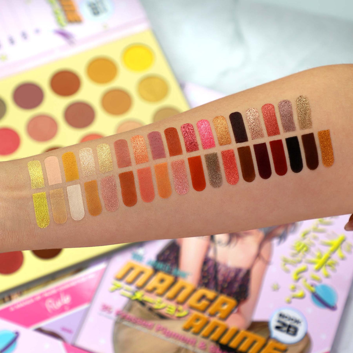 Manga Anime 35 Pressed Pigment & Shadows Book 2B from Rude Cosmetics