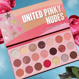 United Pinky Nudes - 21 Pressed Pigment & Shadows Palette from Rude Cosmetics