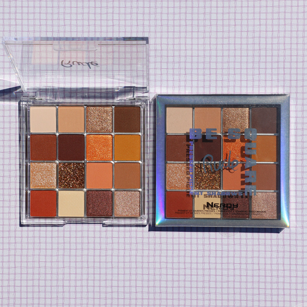 Be Square Pressed Pigments & Shadows - Nerdy From Rude Cosmetics