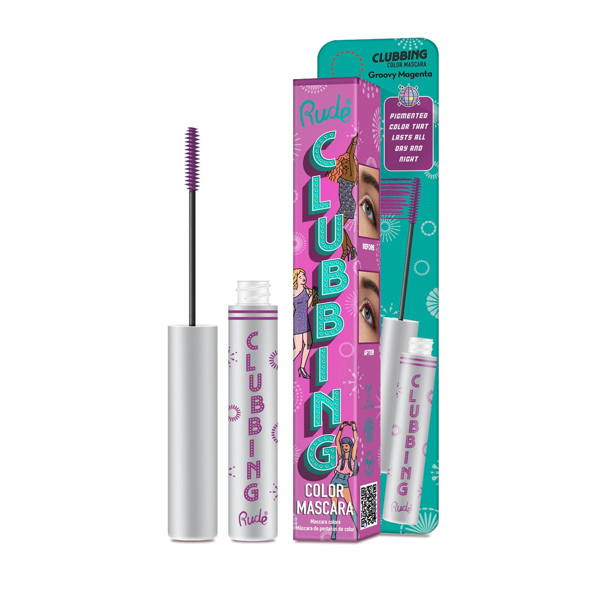 Clubbing Color Mascara From Rude Cosmetics