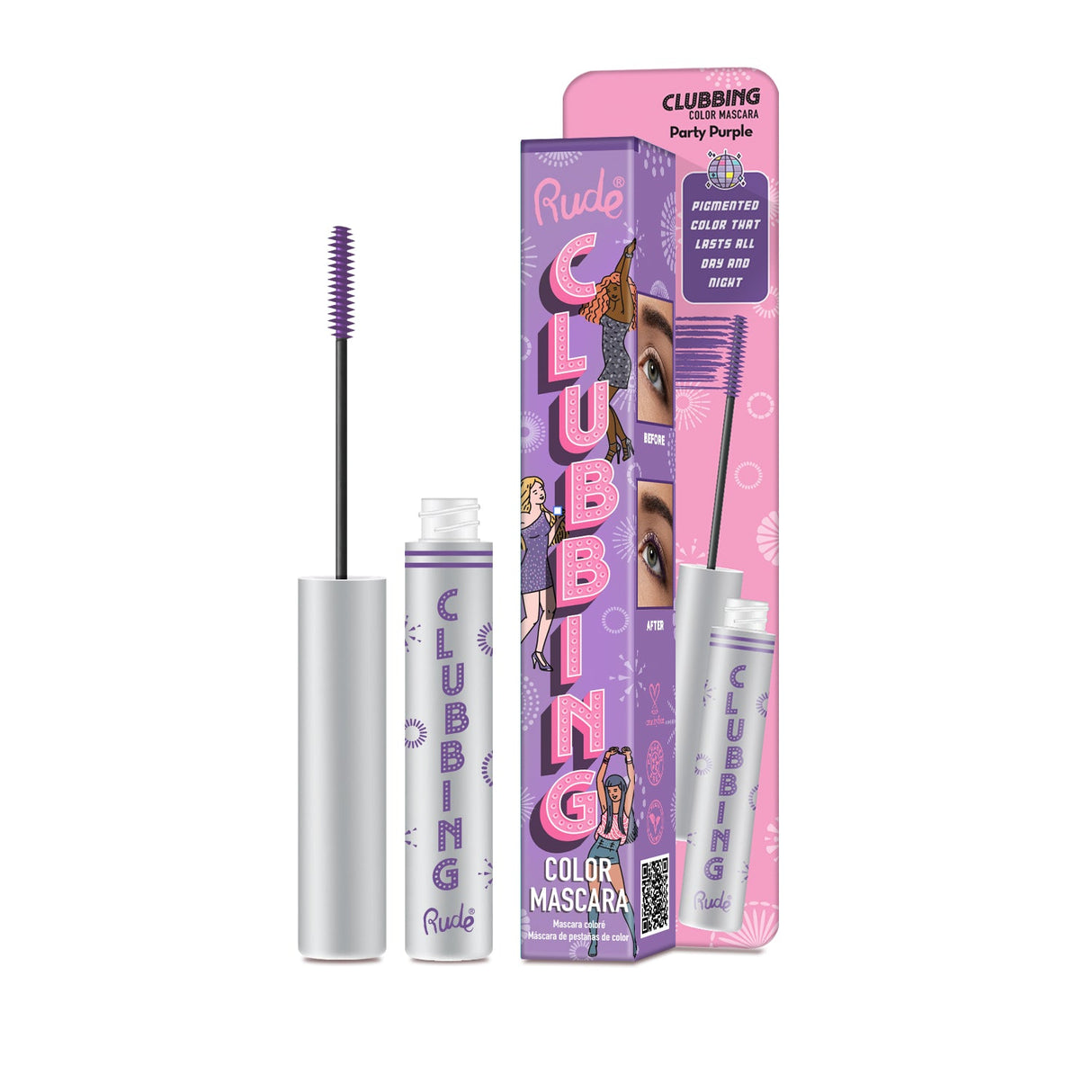 Clubbing Color Mascara From Rude Cosmetics