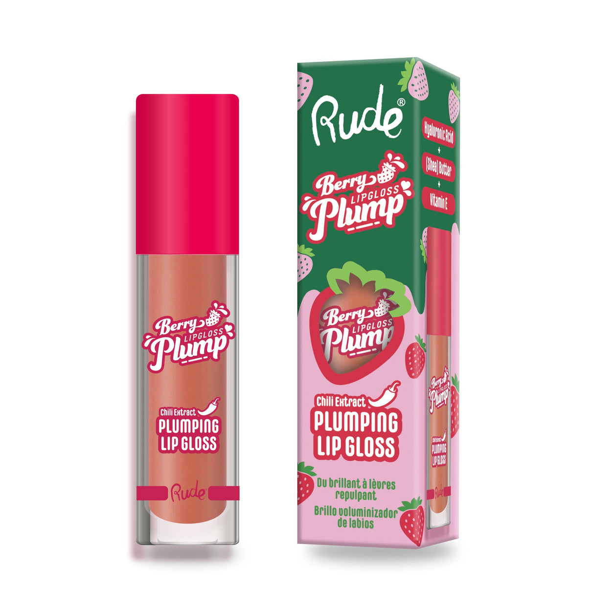 Berry Juicy Plumping Lip Gloss From Rude Cosmetics