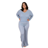 Lightweight Lounge Set | Dusty Blue From Undersummers