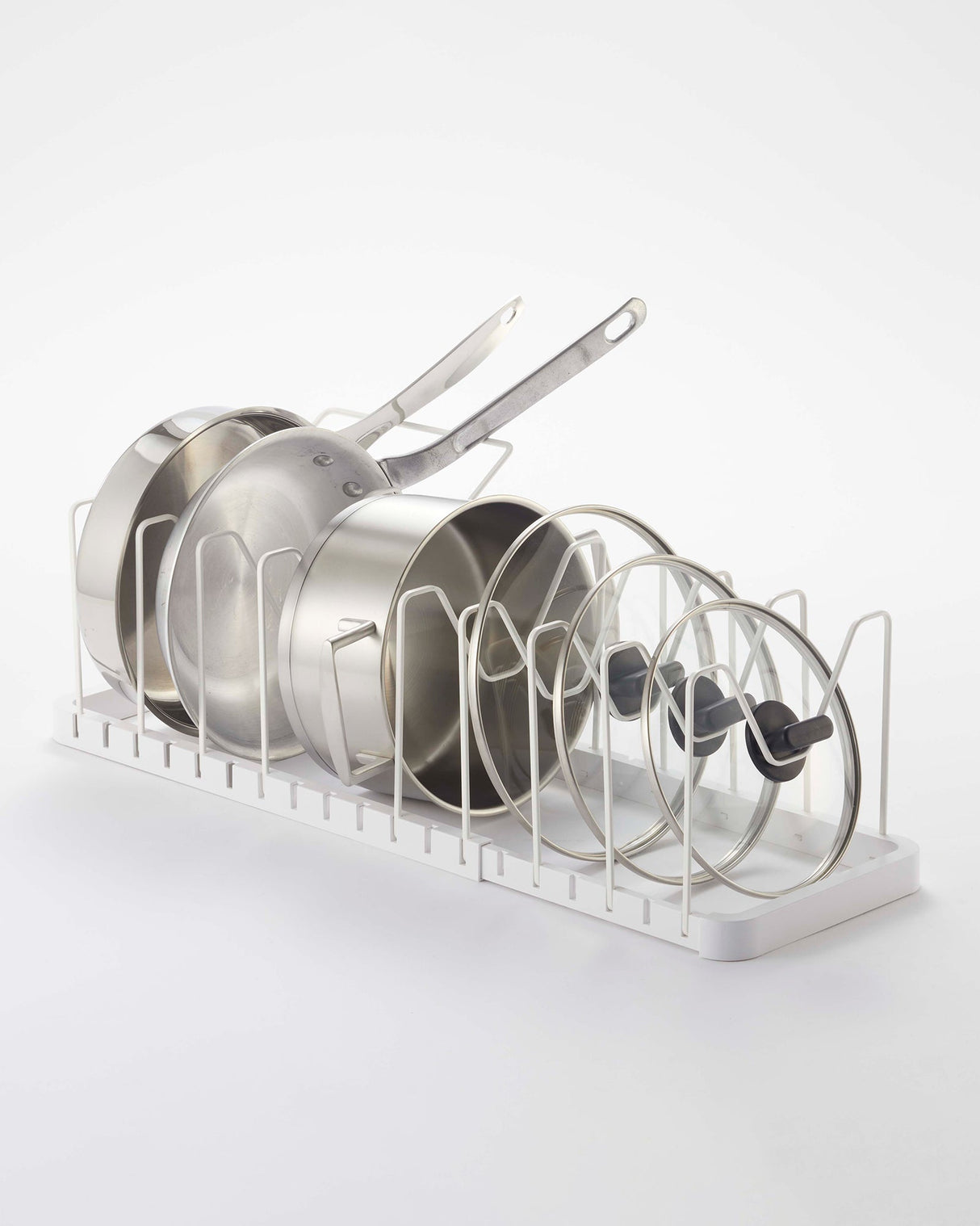 Adjustable Pot Lid Organizer - Steel from Yamazaki Home