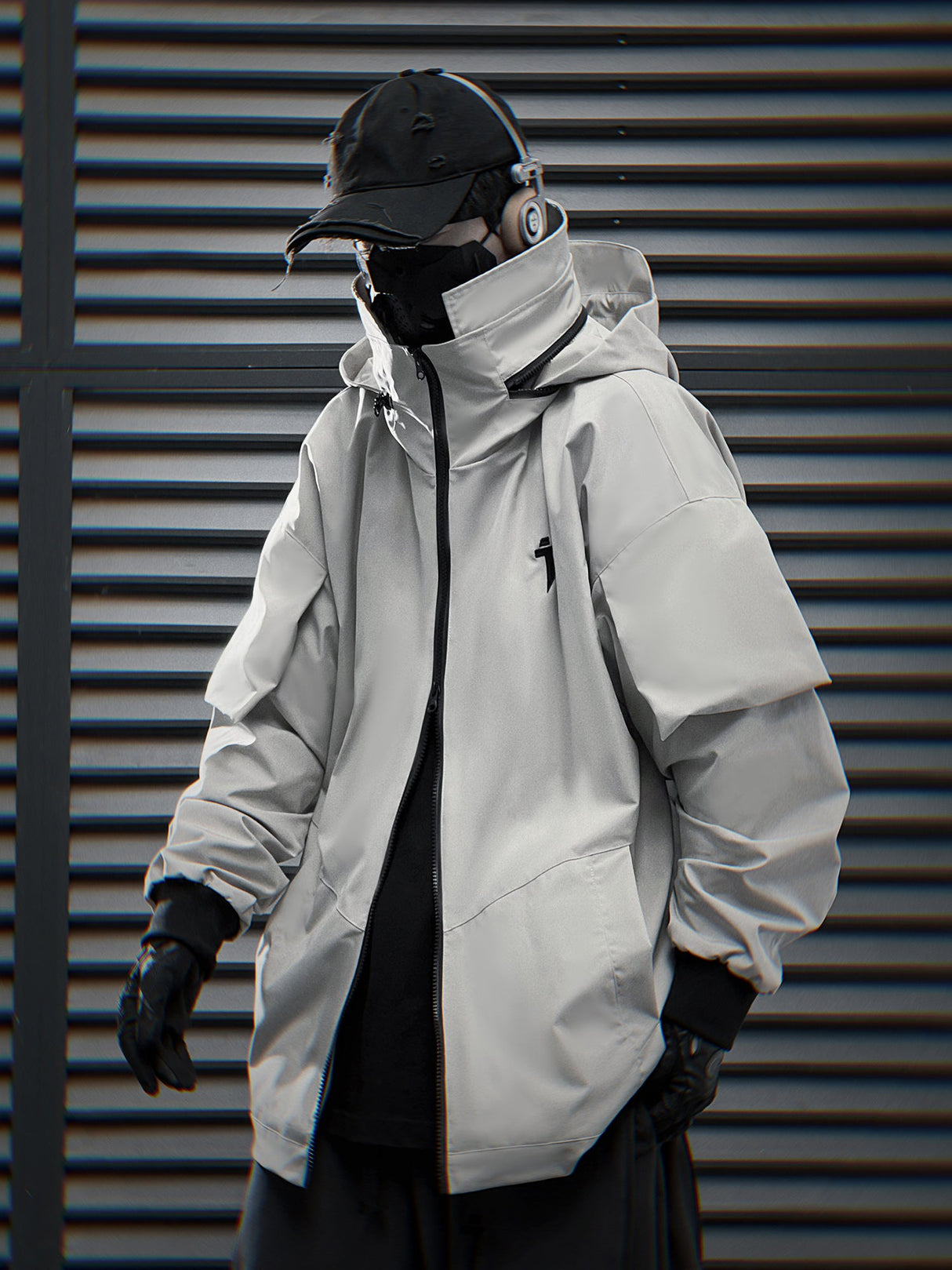 J35 Grey Tech Jacket from Niepce Inc