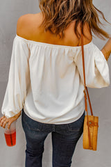 All-Occasion White Off-Shoulder Top from MsDressly
