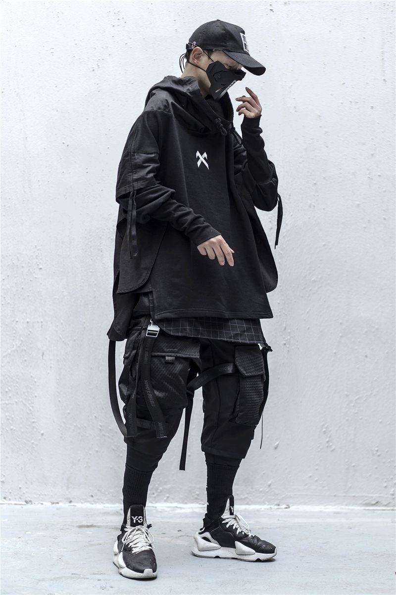 Master Crossover Black Jogger Pants  From Niepce Inc