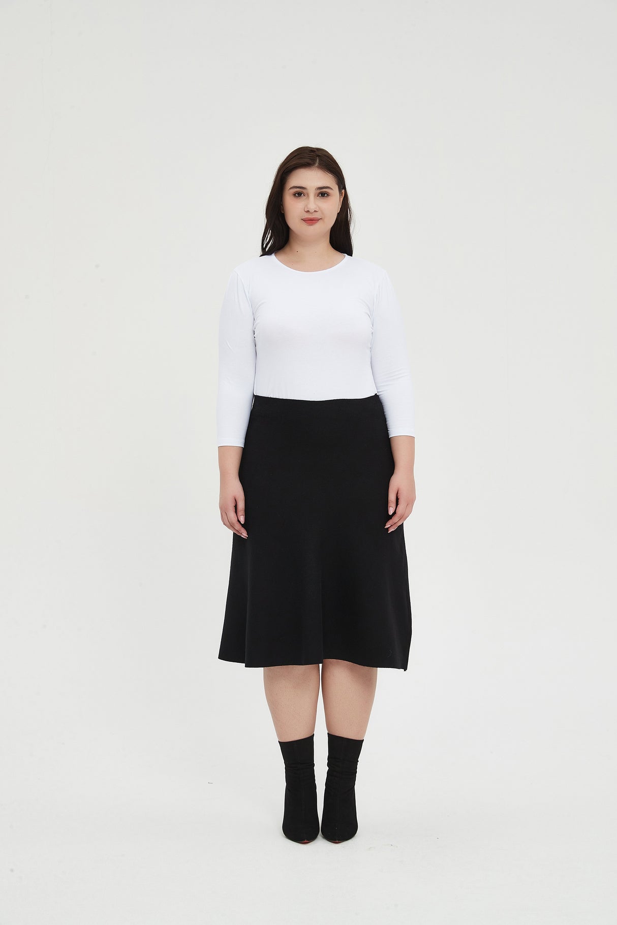 AMAZING MM SKIRT - YEAR ROUND BLACK From Mia Mod