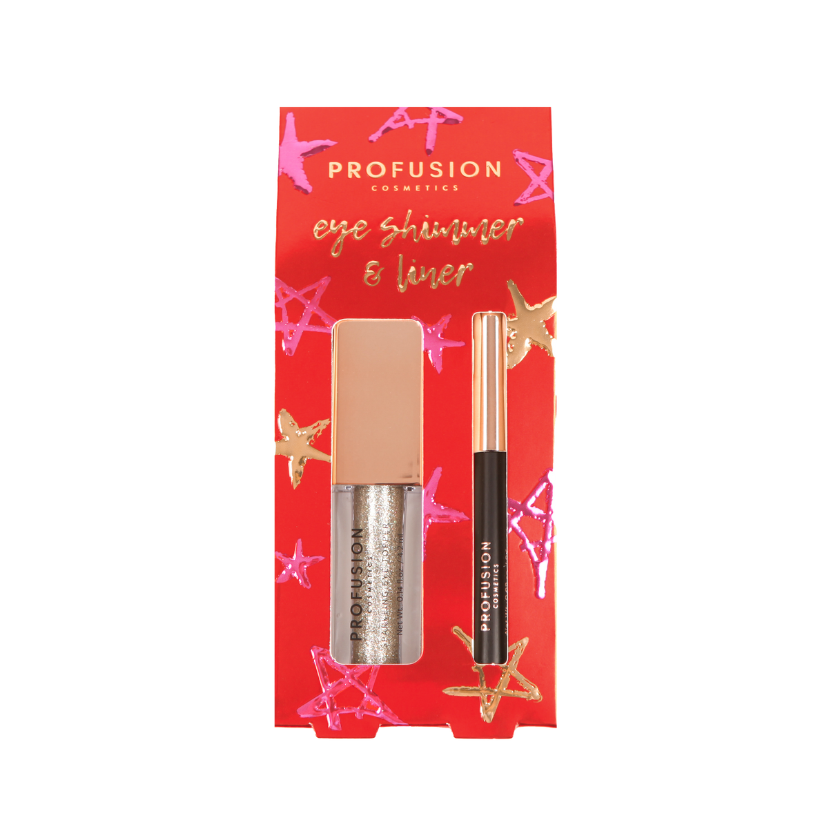 Crimson Eye Shimmer & Eye Liner – 2-Piece Set from Profusion Cosmetics