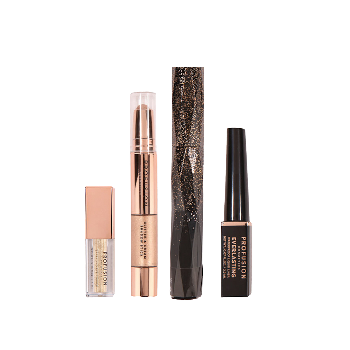 Crimson Festive Eyes – Complete 4-Piece Eye Set from Profusion Cosmetics