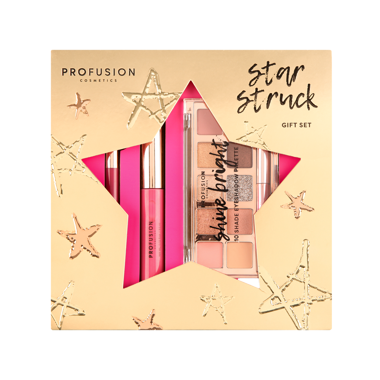 Crimson Star Struck – 4-Piece Face and Eye Set from Profusion Cosmetics
