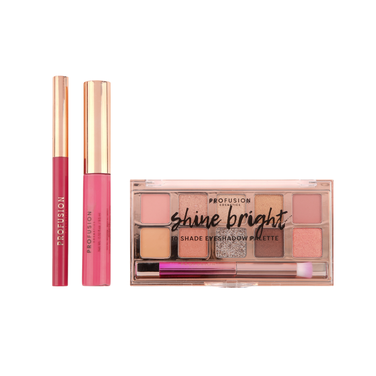 Crimson Star Struck – 4-Piece Face and Eye Set from Profusion Cosmetics