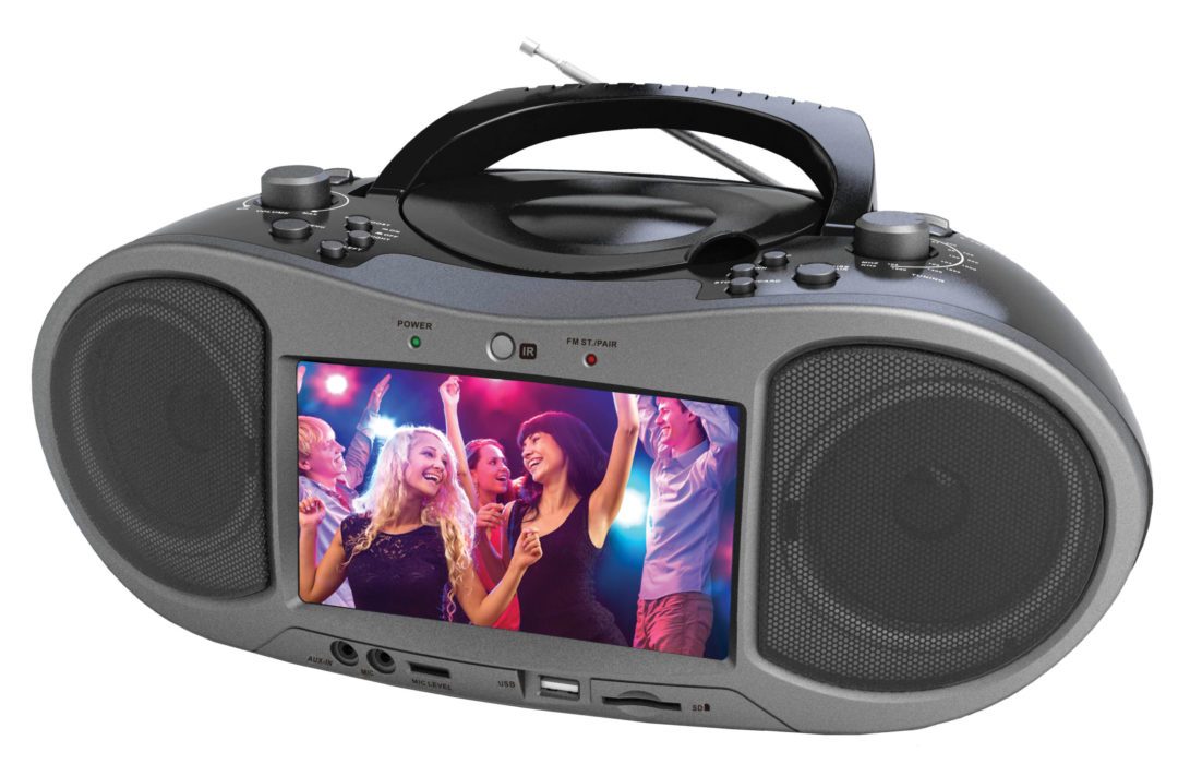 Naxa 7" Bluetooth® DVD Boombox (NDL-256) from Jupiter Gear Home